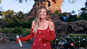 Carly Pearce Performs ''The Man With The Bag'' for Disney Parks Magical Christmas Day Parade