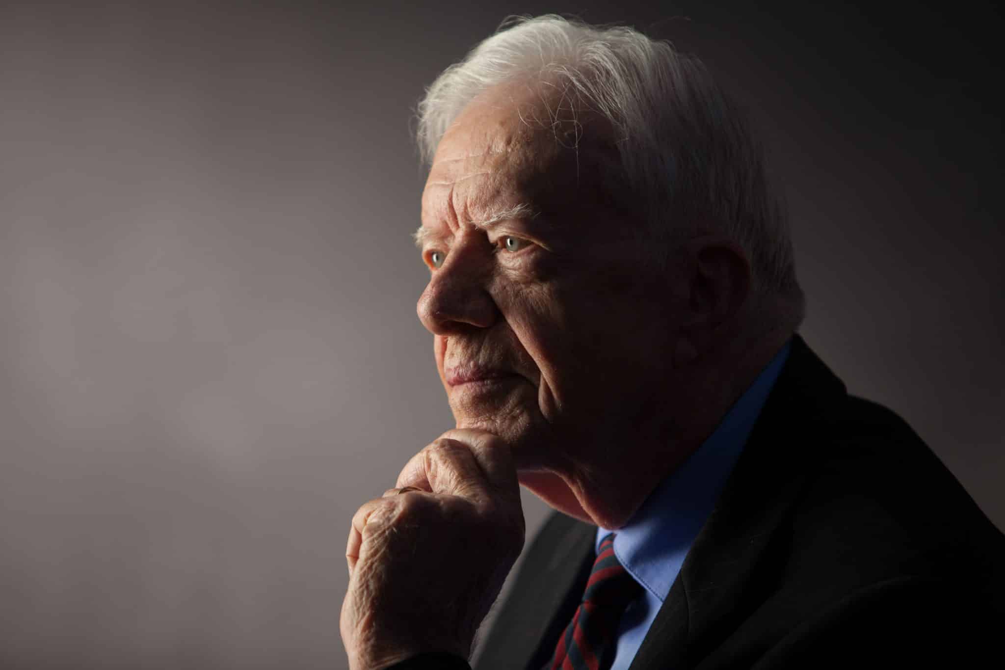 Former President Jimmy Carter interviewed for "The Presidents' Gatekeepers" project at the Carter Center, Atlanta, Georgia, September 14, 2011. 