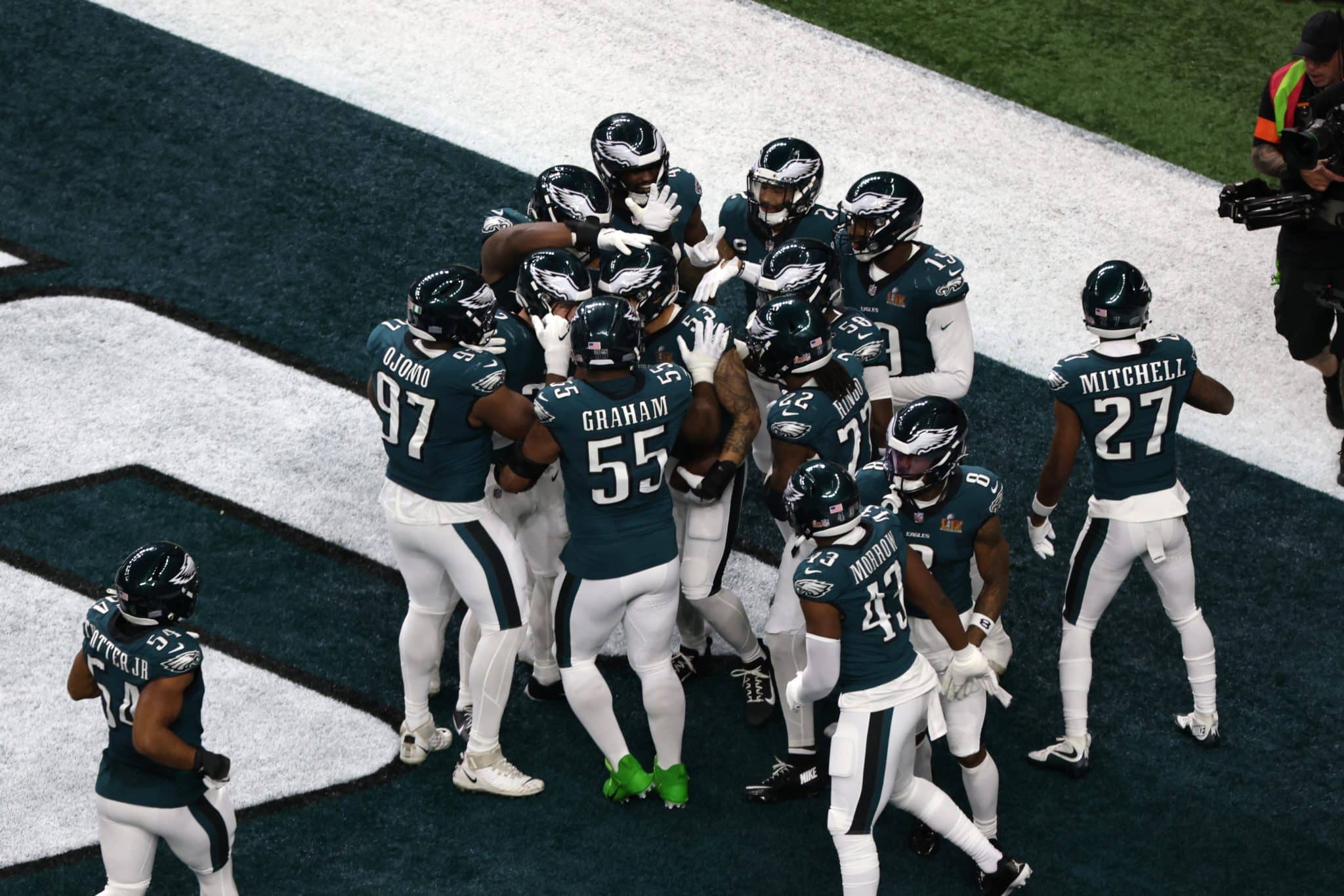 The Eagles won Super Bowl LIX