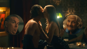 Scenes from Riley Green's new music video "Worst Way"