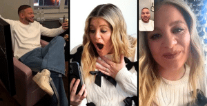 Kane Brown surprises Lauren Alaina with news their duet "What Ifs" has gone Diamond