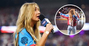 Ingrid Andress returns to sing the National Anthem again 7 months after her failed performance