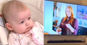 Ree Drummond's Granddaughter Watches Her Show On TV