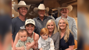 the jackson backstage on alan jackson's tour bus