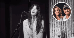 Audre McGraw performing live, Audrey McGraw with dad Tim McGraw