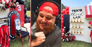 Luke Combs' son Tex had a Dale Earnhardt-themed third birthday party