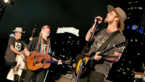 Willie Nelson and Lukas Nelson