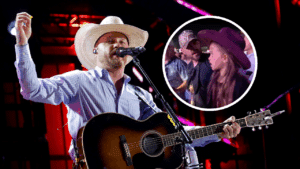 cody johnson and fans at concert