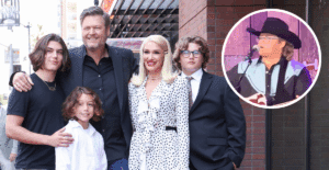 Gwen Stefani with her sons