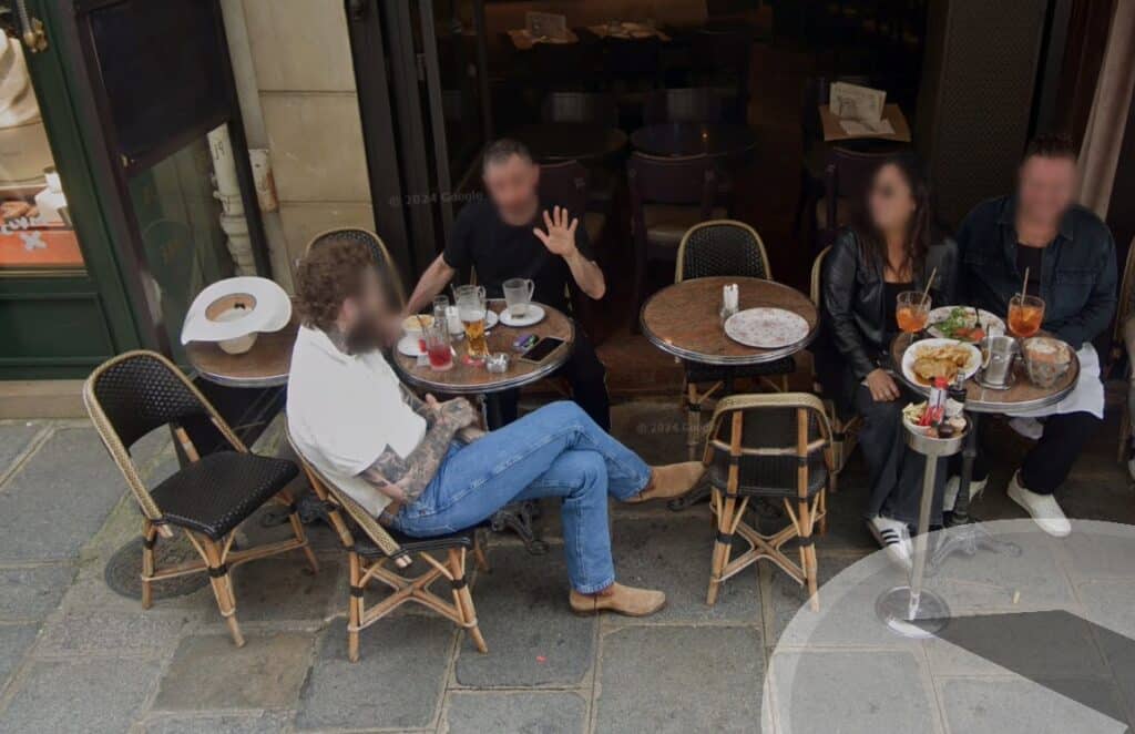 Post Malone was seemingly spotted on Google Maps in Paris