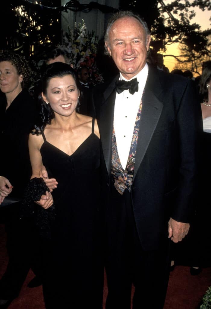 Gene Hackman and wife Betsy Arakawa at the 66th Annual Academy Awards