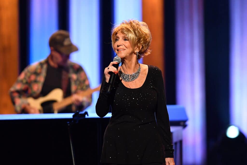 Country singer Jeannie Seely performing at the Opry
