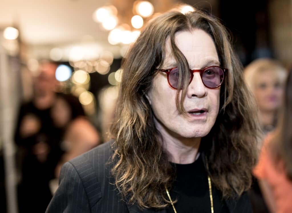 Ozzy Osbourne at the Billy Morrison - Aude Somnia Solo Exhibition at Elisabeth Weinstock in September 2017