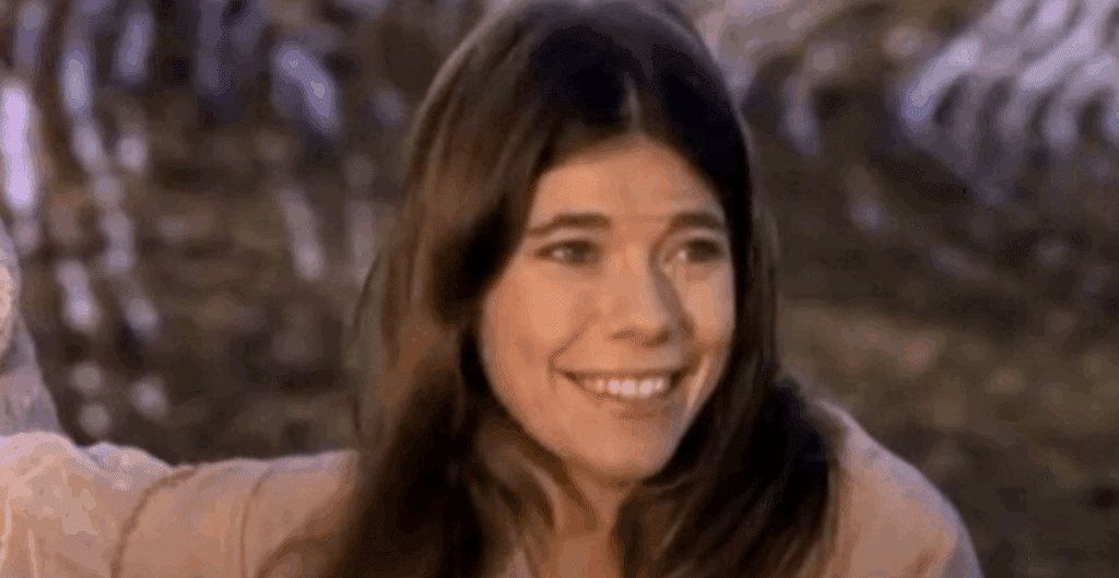 Actress Sian Barbara Allen in character in "The Waltons"