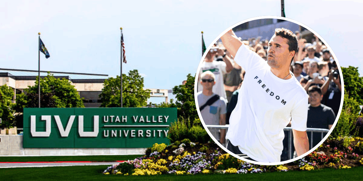 Memorial Honoring Charlie Kirk To Be Built At Utah Valley University