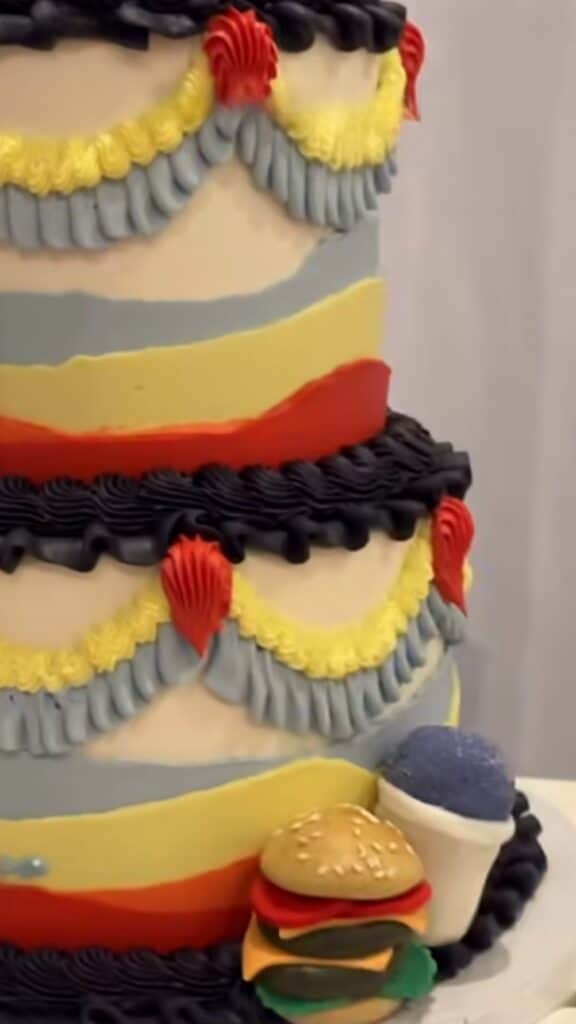 Beau Combs' "Chattahoochie"-themed birthday cake