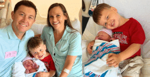 Scotty McCreery with his wife and sons
