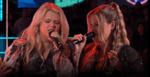 Makenzie Phipps and Lauren Anderson sing "Before He Cheats"