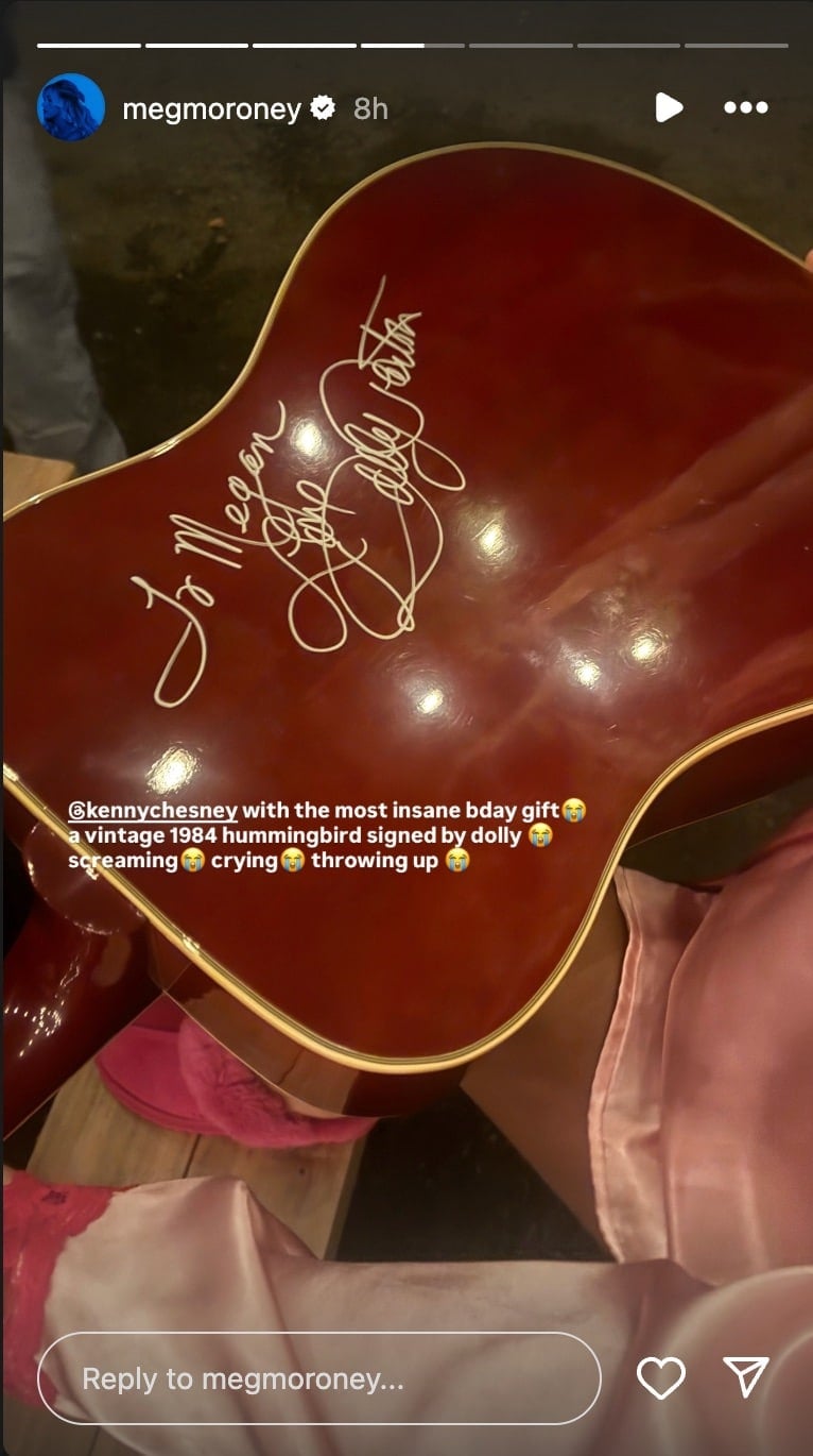 PHOTO See The "Insane" Birthday Present Kenny Chesney Gave Megan Moroney