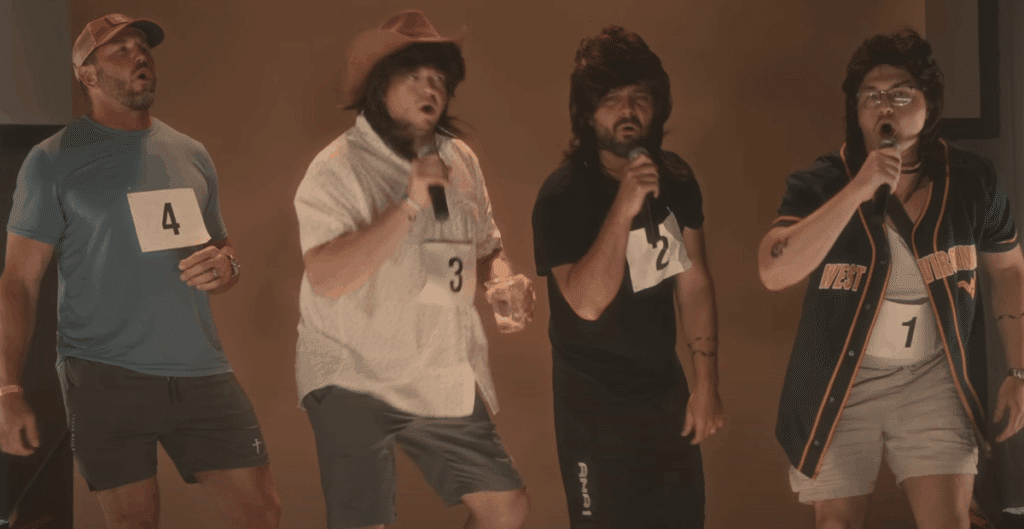 Four Blake Shelton "Lookalikes" appear in lyric video for "Old Tricks" 