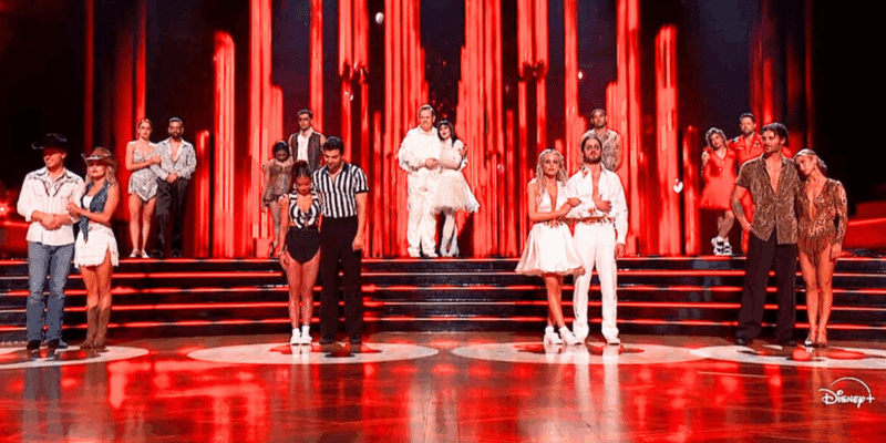 One couple was eliminated from Dancing The Stars following Halloween night