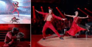 Robert Irwin and Whitney Carson dance for Rock & Roll Hall of Fame night