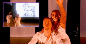 Bindi Irwin and Derek Hough dance to "Footprints in the Sand" on Season 21 of Dancing with the Stars