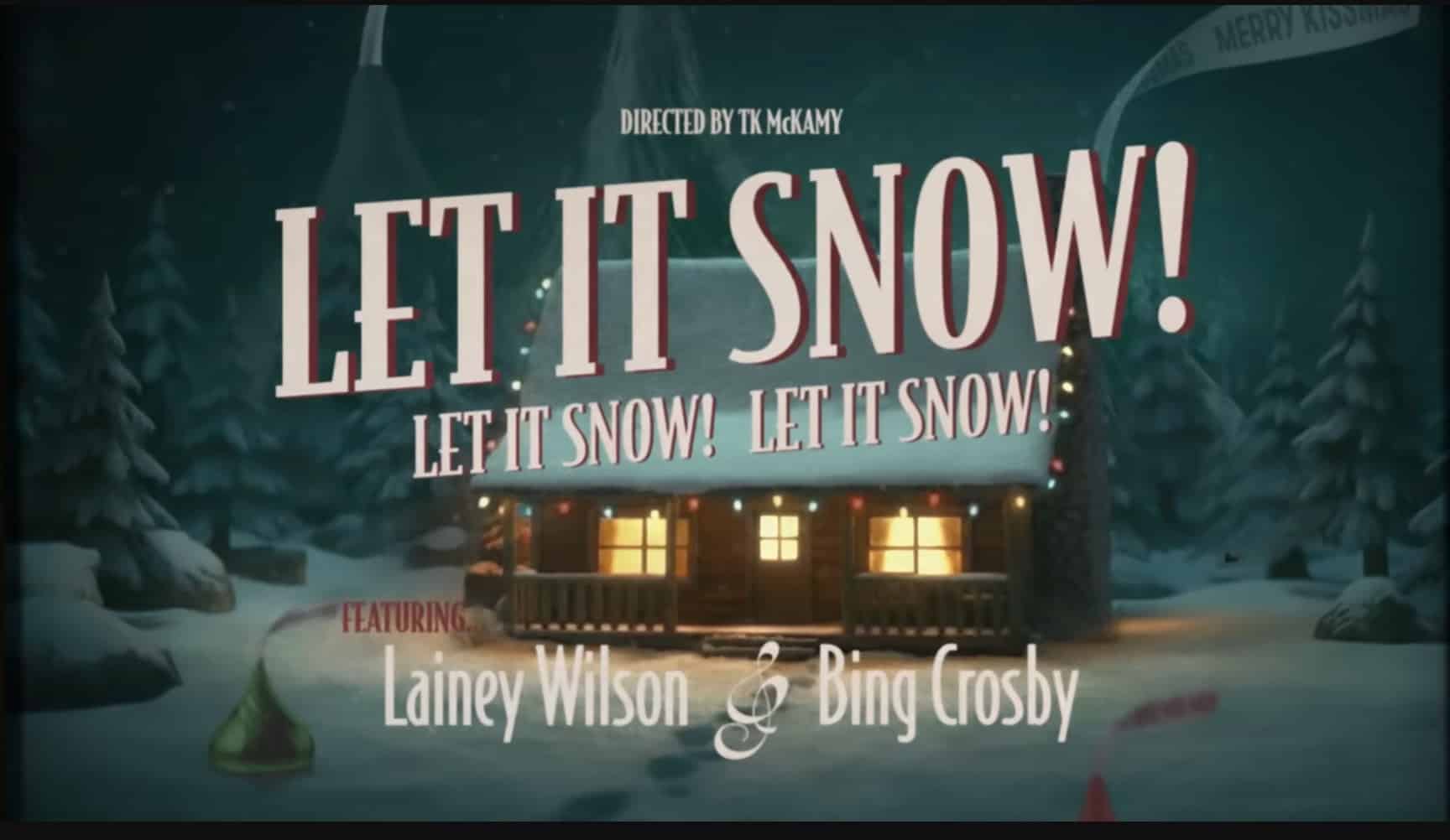 Lainey Wilson Gets Adorably Animated In New "Let It Snow" Video With