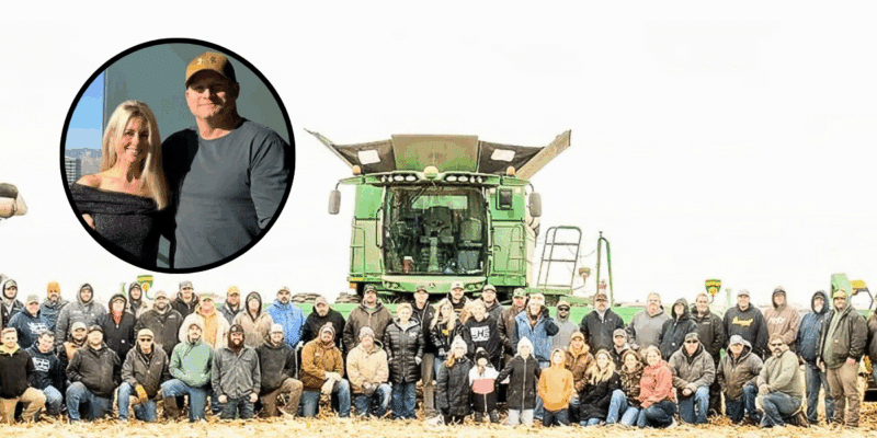When a farmer in Antler, North Dakota, tragically died this fall, the farming community rallied together to ensure the harvest would not be a burden on the late farmer's widow.
