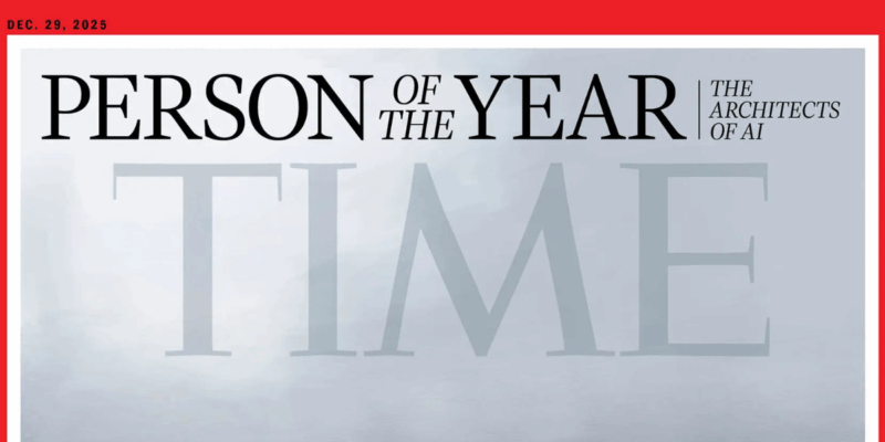 On Dec. 11, Time announced its 2025 Person of the Year: The architects of A.I.