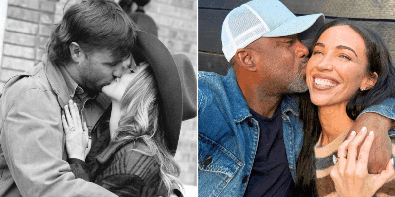 Lainey Wilson and Darius Rucker were two country stars who announced engagements in 2025
