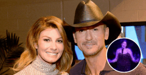 Tim McGraw supports his and Faith Hill's daughter, Gracie, at a recent show