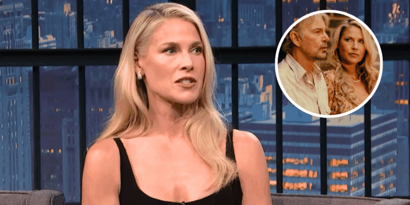 Ali Larter appears on 'Late Night with Seth Meyers' to talk about the Season 2 finale of 'Landman'