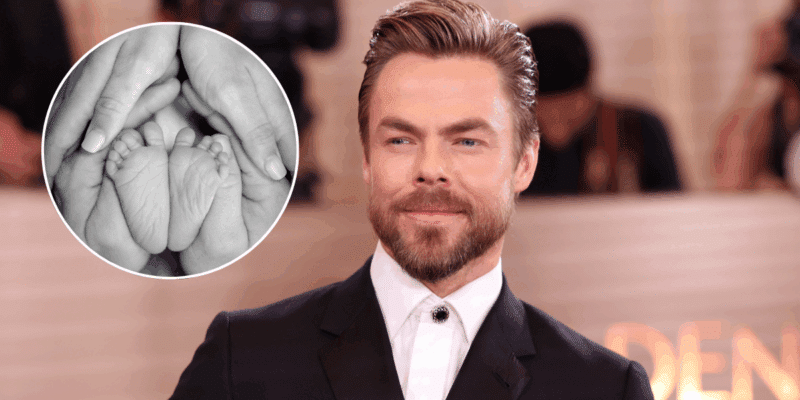 Derek Hough at the Golden Globes