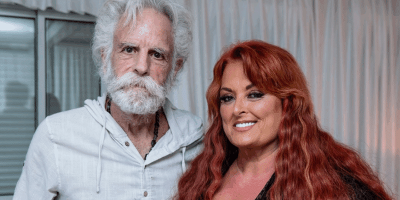 Bob Weir and Wynonna Judd standing side by side