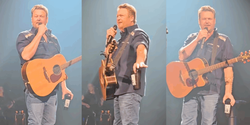 Blake Shelton Calls Out Fan