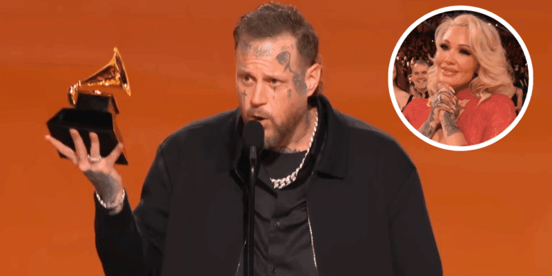 Jelly Roll credits wife Bunnie XO for saving his life in Grammys acceptance speech