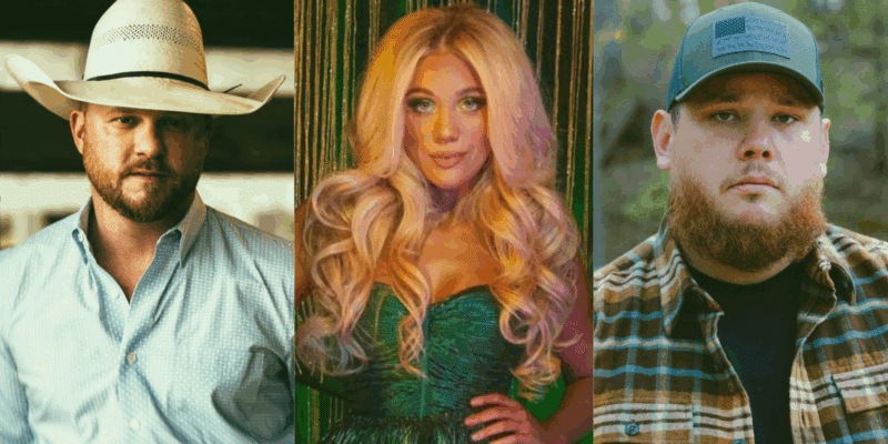 Cody Johnson, Megan Moroney, and Luke Combs