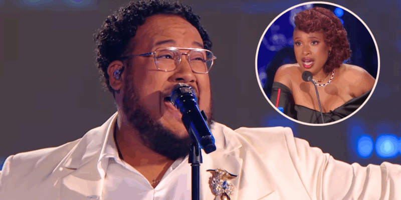 Jordan McCullough amazes guest judge and mentor Jennifer Hudson with his performance on American Idol's Disney night