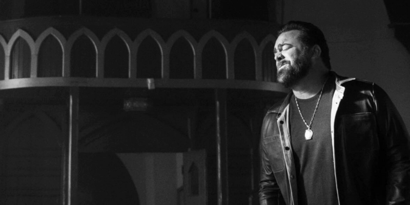 Lee Brice in a church
