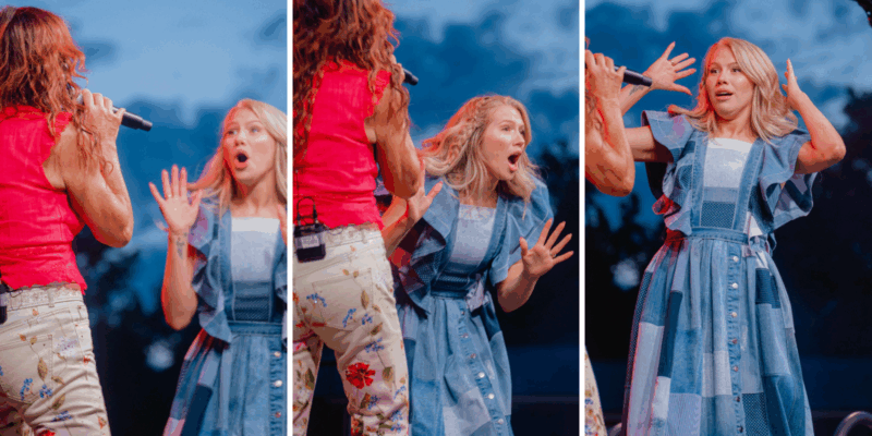 Hannah Harper Stunned By Jo Dee Messina's Unexpected Appearance At Her Hometown  Concert