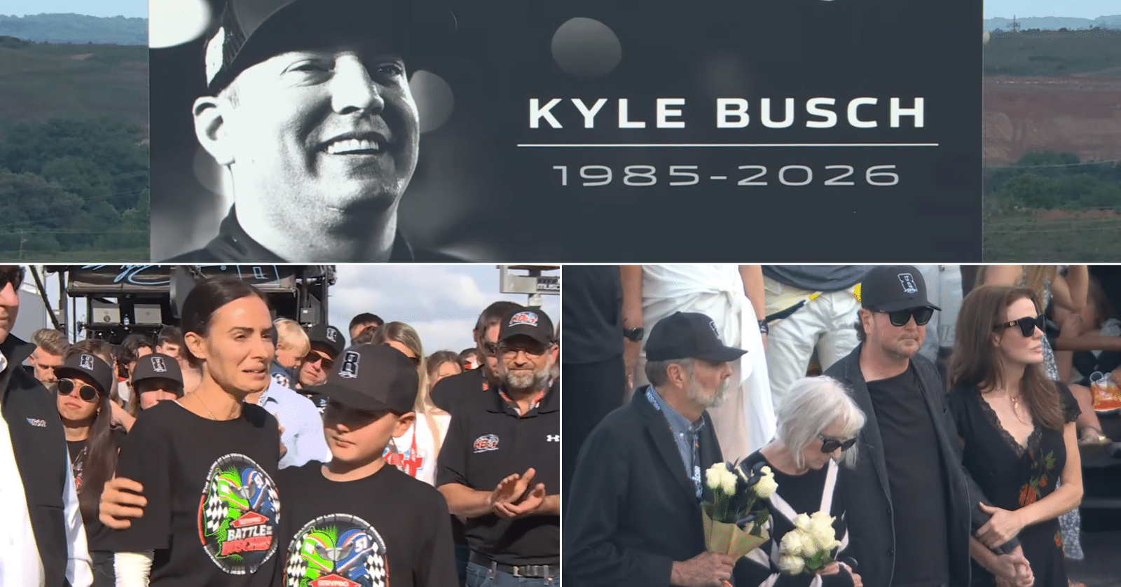 Kyle Busch's Family Gathers At NASCAR Race For Emotional Tribute
