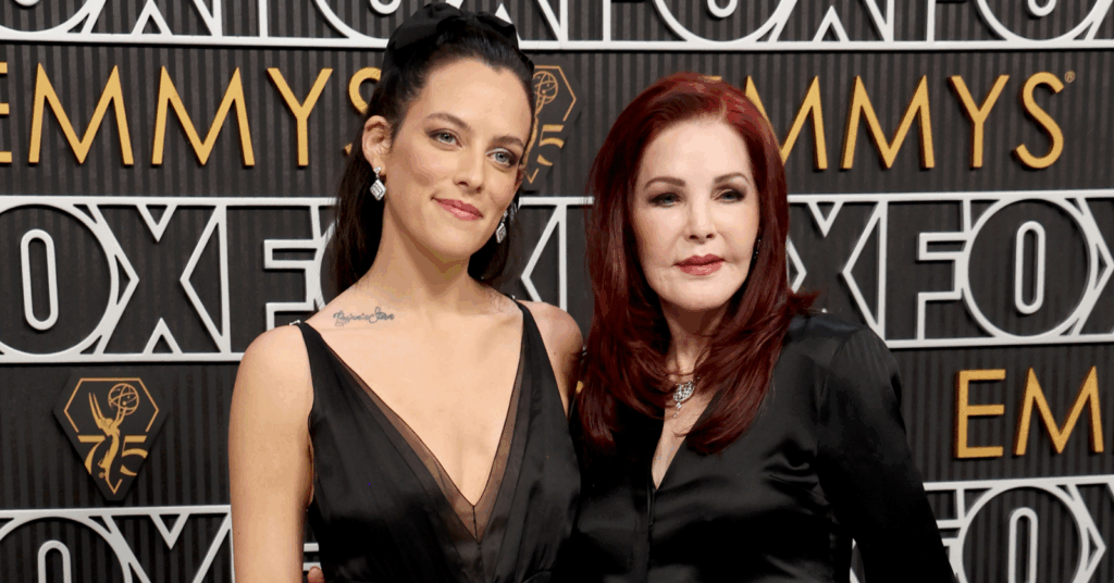 Priscilla Presley Riley Keough red carpet 2024 Primetime Emmy Awards