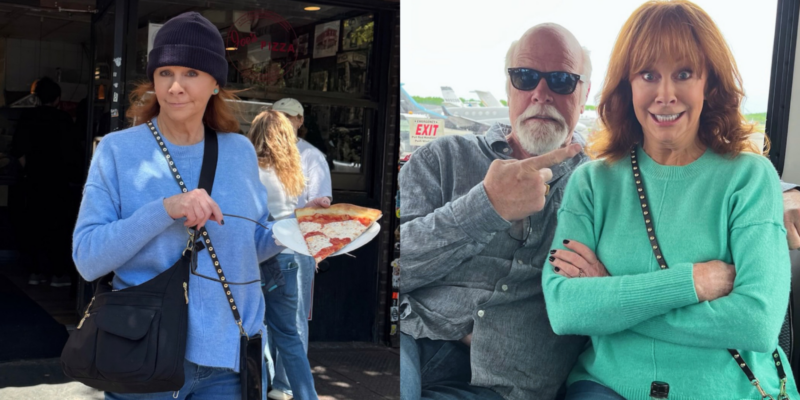 Reba McEntire and Rex Linn in NYC