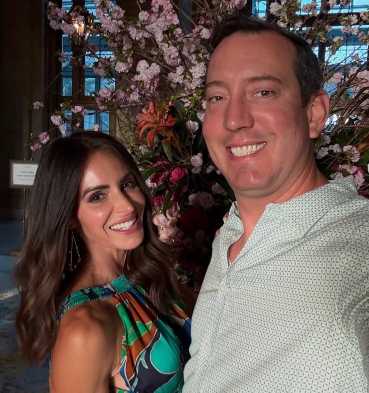 Samantha and Kyle Busch